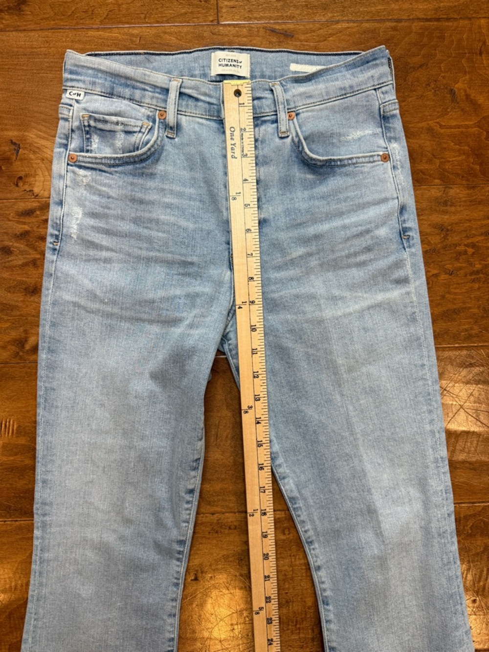 Citizens of Humanity Lilah Flare Jeans Light Wash 26 High Rise - Picture 4 of 12